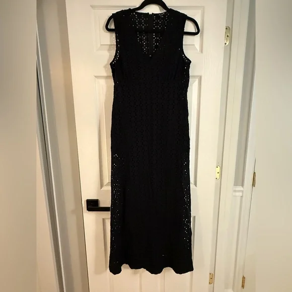 Madewell Eyelet V-Neck Maxi Dress - Picture 4 of 7